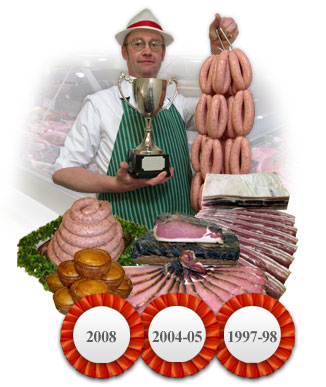 Huddlestons award winning meats and sausages